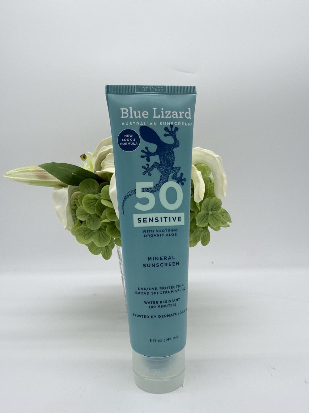 BLUE LIZARD Sensitive Mineral Sunscreen with Zinc Oxide 50+ Water Resistant